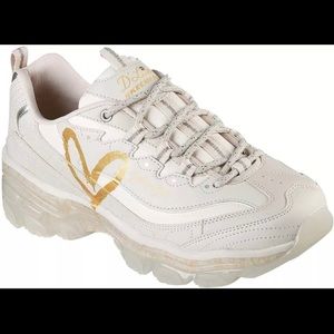 [NWT] Sketchers X Jgoldcrown Women's D'Lites Crystal - Love (Size 8)